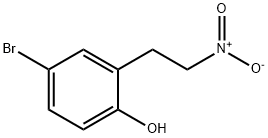 Phenol, 4-bromo-2-(2-nitroethyl)- 结构式