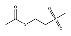 Ethanethioic acid, S-[2-(methylsulfonyl)ethyl] ester 结构式