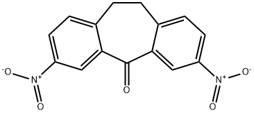 5H-Dibenzo[a,d]cyclohepten-5-one, 10,11-dihydro-3,7-dinitro- 结构式