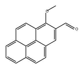 2-Pyrenecarboxaldehyde, 1-methoxy- 结构式