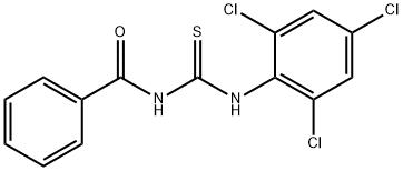 Benzamide, N-[thioxo[(2,4,6-trichlorophenyl)amino]methyl]- 结构式