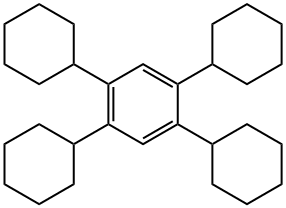 Benzene, 1,2,4,5-tetracyclohexyl- 结构式
