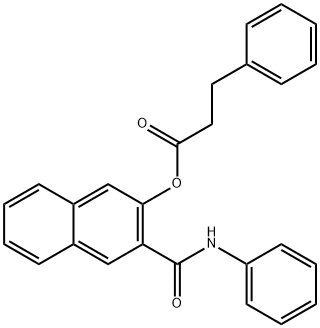 NAPHTHOL AS PHENYL PROPIONATE 结构式