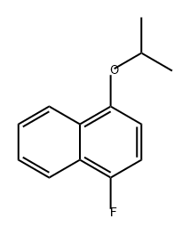 Naphthalene, 1-fluoro-4-(1-methylethoxy)- 结构式