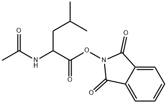 1,3-dioxo-2,3-dihydro-1H-isoindol-2-yl
2-acetamido-4-methylpentanoate 结构式