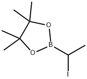 2-(1-碘乙基)-4,4,5,5-四甲基-1,3,2-二氧杂硼戊烷 结构式