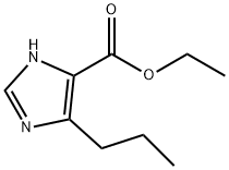 1H-Imidazole-5-carboxylic acid, 4-propyl-, ethyl ester 结构式