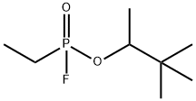 Phosphonofluoridic acid, P-ethyl-, 1,2,2-trimethylpropyl ester 结构式