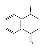 1(2H)-Naphthalenone, 3,4-dihydro-4-methyl-, (4R)- 结构式