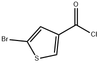 3-Thiophenecarbonyl chloride, 5-bromo- 结构式