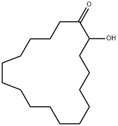 Cycloheptadecanone, 2-hydroxy- 结构式