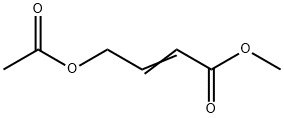 2-Butenoic acid, 4-(acetyloxy)-, methyl ester 结构式
