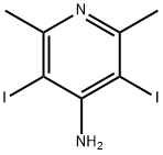 4-Pyridinamine, 3,5-diiodo-2,6-dimethyl- 结构式