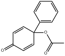 2,5-Cyclohexadien-1-one, 4-(acetyloxy)-4-phenyl- 结构式