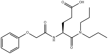 phenoxyacetylproglumide 结构式