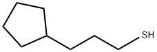 3-cyclopentylpropane-1-thiol 结构式