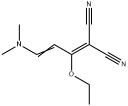 2-(3-(二甲氨基)-1-乙氧基烯丙基)丙二腈 结构式