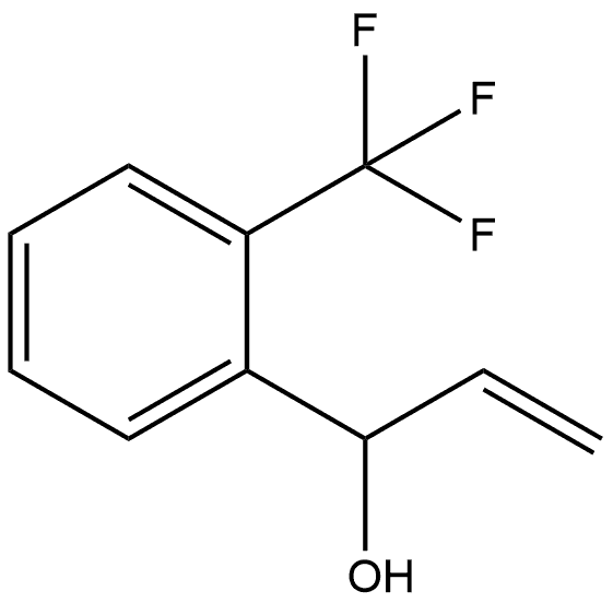 Benzenemethanol, α-ethenyl-2-(trifluoromethyl)- 结构式