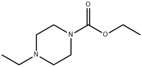 1-Piperazinecarboxylic acid, 4-ethyl-, ethyl ester 结构式