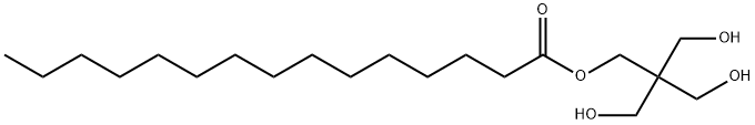 Pentadecanoic acid 3-hydroxy-2,2-bis(hydroxymethyl)propyl ester 结构式