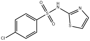 4-氯-N-(噻唑-2-基)苯磺酰胺 结构式