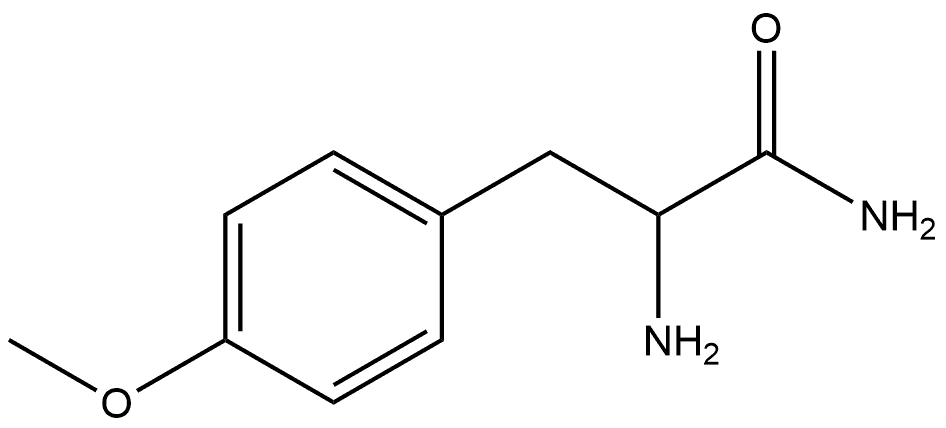 Benzenepropanamide, α-amino-4-methoxy- 结构式
