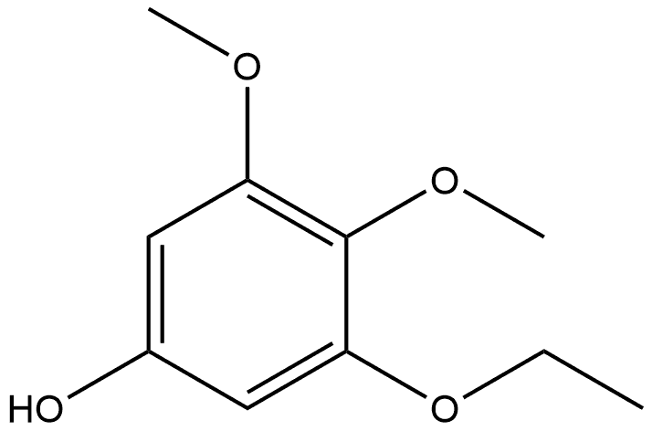 3-Ethoxy-4,5-dimethoxyphenol 结构式