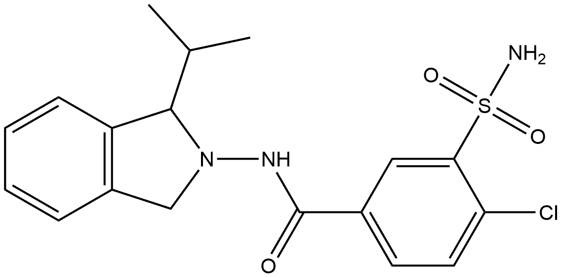 吲达帕胺杂质60 结构式