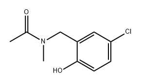 Acetamide, N-[(5-chloro-2-hydroxyphenyl)methyl]-N-methyl- 结构式