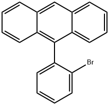 9-(2-溴苯基)蒽 结构式