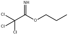 Ethanimidic acid, 2,2,2-trichloro-, propyl ester 结构式