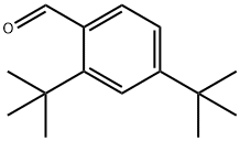 2,4-二叔丁基苯甲醛 结构式