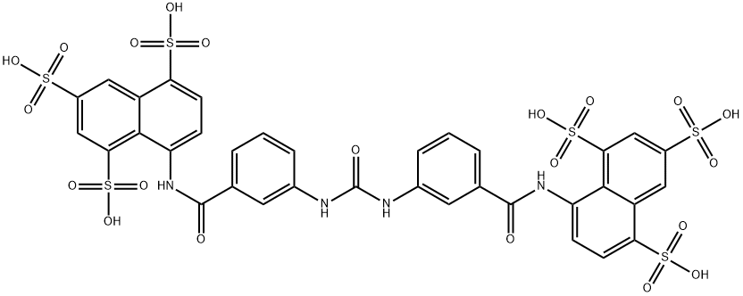 1,3,5-Naphthalenetrisulfonic acid, 8,8'-[carbonylbis(imino-3,1-phenylenecarbonylimino)]bis- (9CI) 结构式