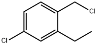 Benzene, 4-chloro-1-(chloromethyl)-2-ethyl- 结构式