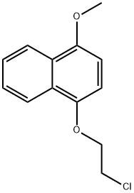 Naphthalene, 1-(2-chloroethoxy)-4-methoxy- 结构式