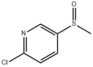 2-氯-5-(甲基亚磺酰基)吡啶 结构式
