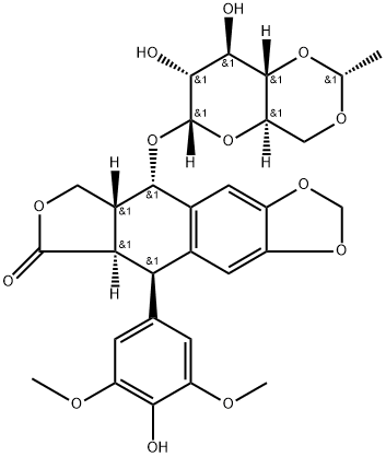 ALPHA-依托泊苷 结构式