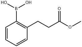 (2-(3-甲氧基-3-氧代丙基)苯基)硼酸 结构式