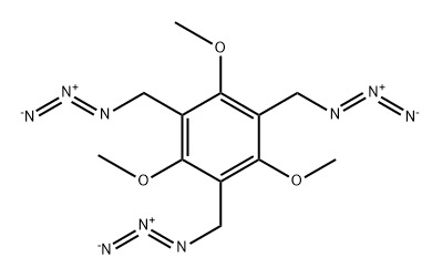 1,3,5-三(叠氮甲基)-2,4,6-三甲氧基苯 结构式