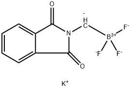(邻苯二甲酰亚胺甲基)三氟硼酸钾 结构式