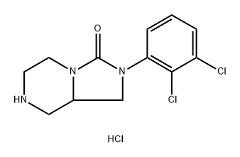 Imidazo[1,5-a]pyrazin-3(2H)-one, 2-(2,3-dichlorophenyl)hexahydro-, hydrochloride (1:1) 结构式