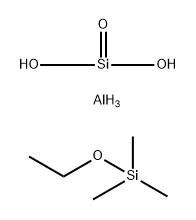 Silane, ethoxytrimethyl-, reaction products with pyrophyllite (Al2O(Si2O5)2) 结构式