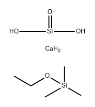 Silane, ethoxytrimethyl-, reaction products with wollastonite (Ca(SiO3)) 结构式