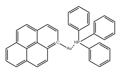 Gold, 1-pyrenyl(triphenylphosphine)- 结构式