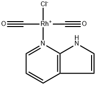 Rhodium, dicarbonylchloro(1H-pyrrolo[2,3-b]pyridine-N7)-, (SP-4-3)- (9CI) 结构式