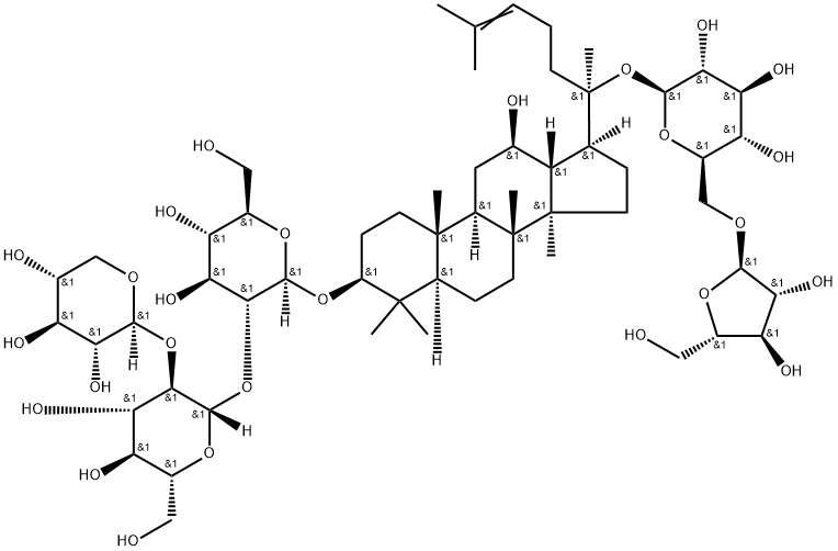 三七皂苷FP2 结构式