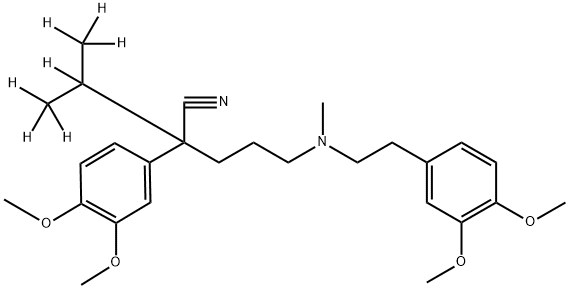 维拉帕米-D7 结构式