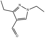 1,3-二乙基1H吡唑-4-甲醛 结构式