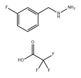 Hydrazine, [(3-fluorophenyl)methyl]-, 2,2,2-trifluoroacetate (1:1) 结构式