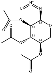 2,3,4-三乙酰基-ALPHA-D-木糖-1-三氮化物 结构式